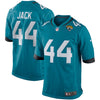 Image of Myles Jack Jacksonville Jaguars Player Game Jersey Teal