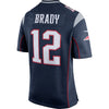 Image of Tom Brady New England Patriots Game Jersey - Navy Blue/Silver 2018/2019