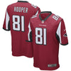Image of Austin Hooper Atlanta Falcons Draft Game Jersey - Red 2018/2019