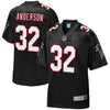 Image of Jamal Anderson Atlanta Falcons Pro Line Retired Player Jersey – Black 2018/2019