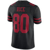 Image of Jerry Rice San Francisco 49ers Retired Player Vapor Untouchable Limited Throwback Jersey - Black 2018/2019