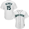 Image of Kyle Seager Seattle Mariners Majestic Cool Base Player Jersey - White