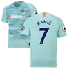 Image of N'Golo Kante Chelsea 2018/19 Third Player Jersey – Blue