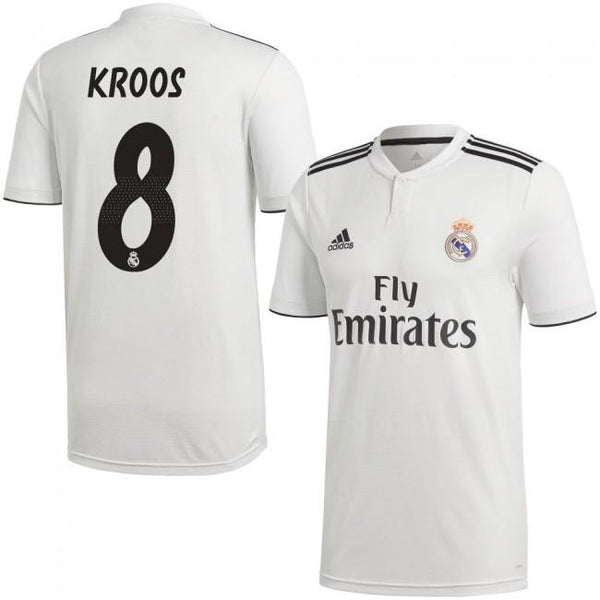 Toni Kroos Real Madrid 2018/19 Home Player Jersey – White
