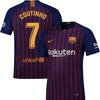Image of Philippe Coutinho Barcelona 2018/19 Home Player Jersey – Navy