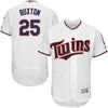 Image of Byron Buxton Minnesota Twins Majestic Home Flex Base Authentic Collection Player Jersey - White