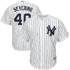 Image of Luis Severino New York Yankees Majestic Cool Base Home Player Jersey - White