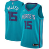 Image of Kemba Walker Charlotte Hornets Jordan Blue Swingman Jersey 2018 - 2019