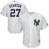 Image of Giancarlo Stanton New York Yankees Majestic Cool Base Replica Player Jersey – White