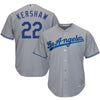 Image of Clayton Kershaw Los Angeles Dodgers Majestic Cool Base Player Jersey - Gray