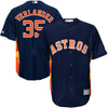 Image of Justin Verlander Houston Astros Majestic Official Cool Base Player Jersey – Navy