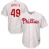Image of Jake Arrieta Philadelphia Phillies Majestic Official Cool Base Player Jersey – White