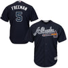 Image of Freddie Freeman Atlanta Braves Majestic Cool Base Player Jersey - Navy