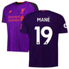 Image of Sadio Mane Liverpool 2018/19 Away Player Jersey – Purple