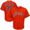Image of Justin Verlander Houston Astros Majestic Official Cool Base Player Jersey – Orange