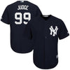 Image of Aaron Judge New York Yankees Majestic Fashion Official Cool Base Player Replica Jersey - Navy