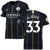 Image of Gabriel Jesus Manchester City 2018/19 Away Player Jersey – Black