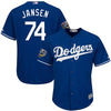 Image of Kenley Jansen Los Angeles Dodgers Majestic 2018 World Series Cool Base Player Jersey – Royal
