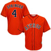 Image of George Springer Houston Astros Majestic Cool Base Player Jersey - Orange
