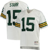 Image of Bart Starr Green Bay Packers Mitchell & Ness Replica Retired Player Jersey - White
