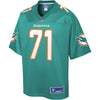 Image of Josh Sitton Miami Dolphins Pro Line Team Player Jersey – Aqua 2018/2019