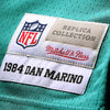 Image of Dan Marino Miami Dolphins Mitchell & Ness Retired Player Vintage Jersey - Aqua 2018/2019