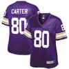 Image of Cris Carter Minnesota Vikings Pro Line Women's Retired Player Jersey – Purple 2018/2019