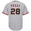 Image of Buster Posey San Francisco Giants Majestic Cool Base Player Jersey - Gray