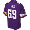 Image of Rashod Hill Minnesota Vikings Pro Line Team Color Player Jersey – Purple 2018/2019