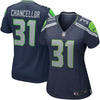 Image of Kam Chancellor Seattle Seahawks Women's Game Jersey - College Navy 2018/2019
