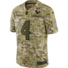 Image of Deshaun Watson Houston Texans Salute to Service Limited Jersey Camo