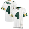 Image of Brett Favre Green Bay Packers Mitchell & Ness 1996 Replica Retired Player Jersey - White