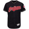 Image of Francisco Lindor Cleveland Indians Majestic Alternate Authentic Collection Flex Base Player Jersey - Navy