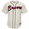 Image of Freddie Freeman Atlanta Braves Majestic Cool Base Player Jersey - Tan