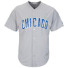 Image of Anthony Rizzo Chicago Cubs Majestic Official Cool Base Player Jersey - Gray
