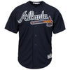 Image of Freddie Freeman Atlanta Braves Majestic Cool Base Player Jersey - Navy