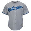 Image of Clayton Kershaw Los Angeles Dodgers Majestic Cool Base Player Jersey - Gray
