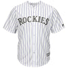 Image of Wade Davis Colorado Rockies Majestic Home Cool Base Player Jersey - White