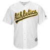 Image of Khris Davis Oakland Athletics Majestic Home Official Cool Base Replica Player Jersey - White