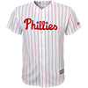 Image of Carlos Santana Philadelphia Phillies Majestic Official Cool Base Player Jersey – White