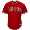 Image of Mike Trout Los Angeles Angels Majestic Cool Base Player Jersey - Scarlet