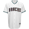 Image of Paul Goldschmidt Arizona Diamondbacks Majestic Home Cool Base Player Jersey - White/Teal