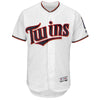 Image of Brian Dozier Minnesota Twins Majestic Home Flex Base Authentic Collection Player Jersey - White