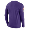 Image of Minnesota Vikings Men's Long Sleeve Purple Salute to Service Sideline Legend Performance 2018/2019
