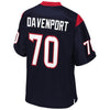 Image of Juliιn Davenport Houston Texans NFL Pro Line Team Color Player Jersey Navy