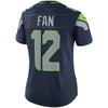 Image of 12s Seattle Seahawks Women's Vapor Untouchable Limited Player Jersey - College Navy 2018/2019