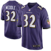 Image of Eric Weddle Baltimore Ravens Game Jersey - Purple 2018/2019