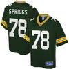 Image of Jason Spriggs Green Bay Packers NFL Pro Line Player Jersey - Green
