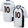 Image of Emmanuel Sanders Denver Broncos White Game Jersey - White