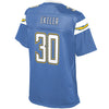 Image of Austin Ekeler Los Angeles Chargers NFL Pro Line Women's Alternate Player Jersey Powder Blue